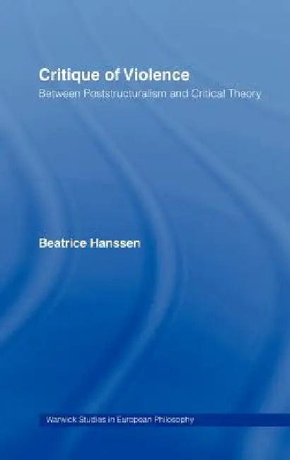 Critique of Violence (English, Beatrice Hanssen)