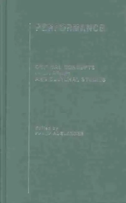 Buy Performance (English, Philip Auslander) — BookShops.in