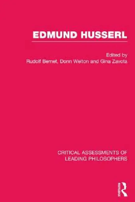 Edmund Husserl (English, Donn Welton)