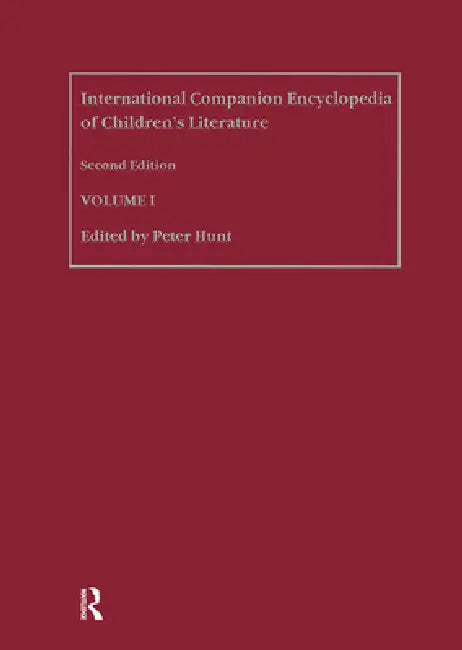 Buy International Companion Encyclopedia of Children's Literature (English, Peter Hunt) — BookShops.in