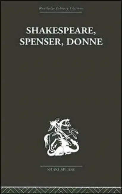 Shakespeare, Spenser, Donne (English, Frank Kermode)