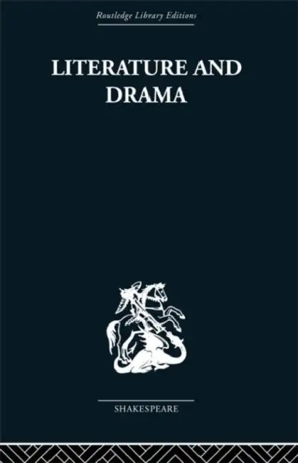 Buy Literature and Drama (English, Stanley Wells) — BookShops.in