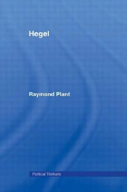 Buy Hegel (English, Raymond Plant) — BookShops.in