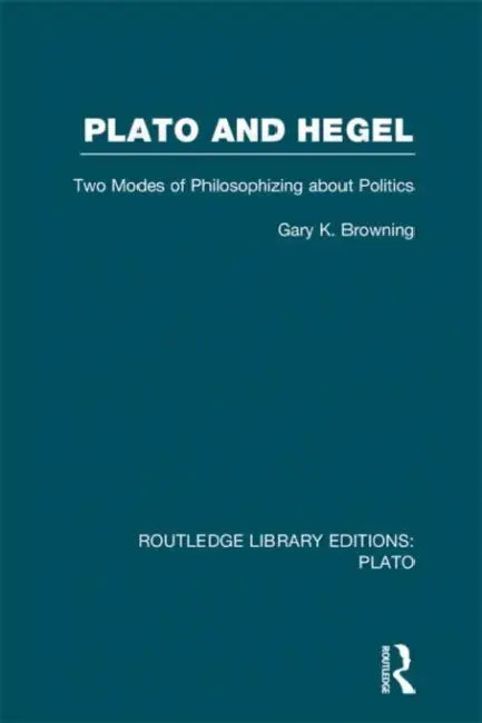 Plato and Hegel (RLE (English, Gary Browning)