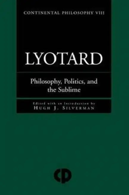Lyotard (English, Hugh J. Silverman)