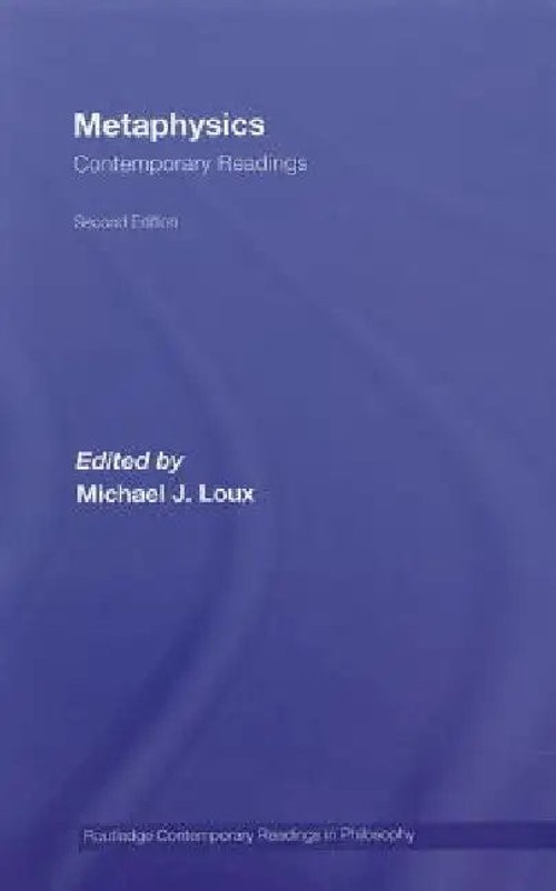 Metaphysics: Contemporary Readings by Michael Loux – Routledge Hardcover view 2