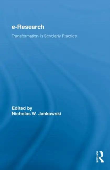 Buy E-Research (English, Nicholas W. Jankowski) — BookShops.in