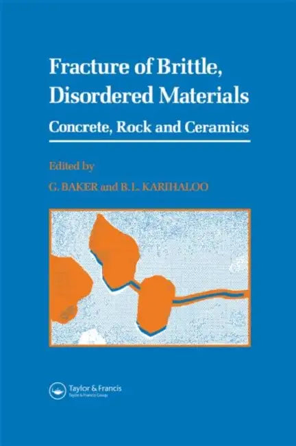Buy Fracture of Brittle Disordered Materials (English, G. Baker) — BookShops.in