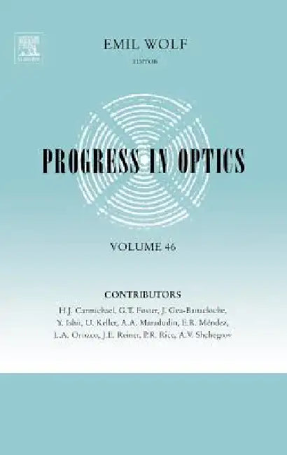 Buy Progress in Optics (English, Emil Wolf) — BookShops.in