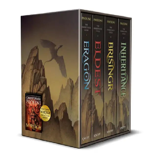 Buy Inheritance Cycle 4-Book Trade Paperback Boxed Set (Eragon, Eldest, Brisingr, in (English, Christopher Paolini) — BookShops.in