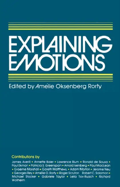 Buy Explaining Emotions (English, Amélie Oksenberg Rorty) — BookShops.in