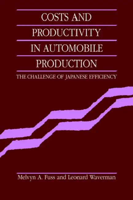 Buy Costs and Productivity in Automobile Production (English, Melvyn A. Fuss | Leonard Waverman) — BookShops.in