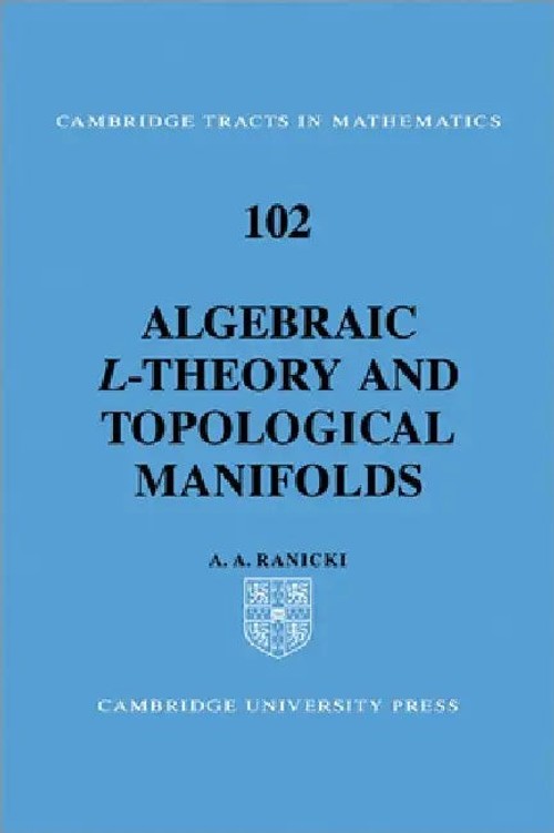 Algebraic L-theory and Topological Manifolds by A. A. Ranicki – Cambridge University Press view 2