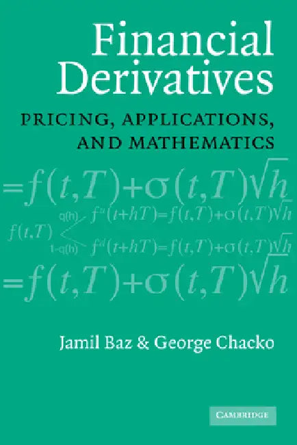 Financial Derivatives (English, Jamil Baz | George Chacko)