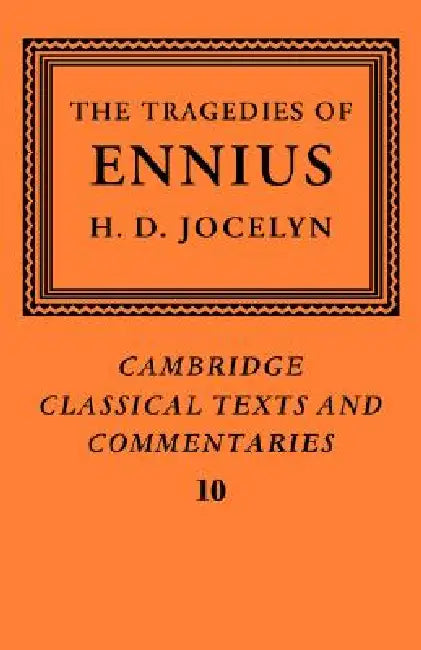 Buy The Tragedies of Ennius (English, H. D. Jocelyn) — BookShops.in