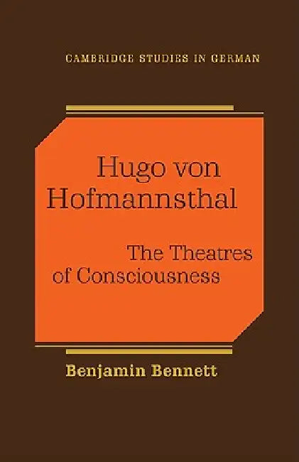 Hugo Von Hofmannsthal (English, Benjamin Bennett)