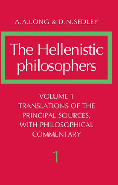 Buy The Hellenistic Philosophers (English, A. A. Long | D. N. Sedley) — BookShops.in