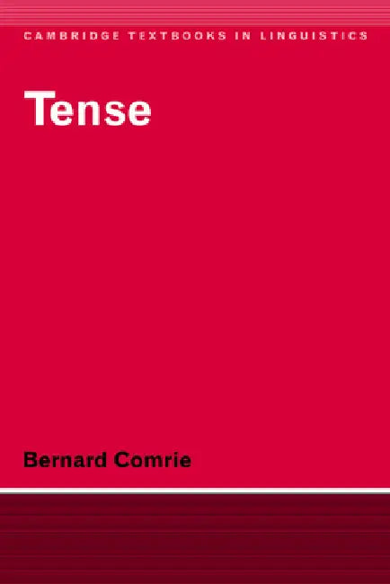 Buy Tense (English, Bernard Comrie | S. R. Anderson | J. Bresnan) — BookShops.in