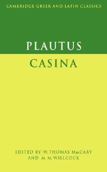 Plautus (English, Titus Maccius Plautus | Plautus | W. T. Maccary)