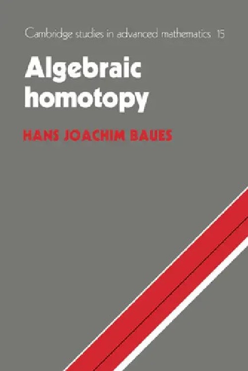 Algebraic Homotopy – Hans J. Baues view 2