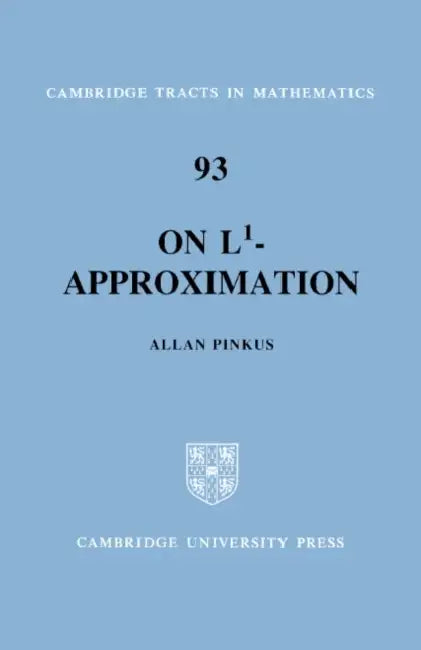 Buy On L1-Approximation (English, Allan Pinkus) — BookShops.in