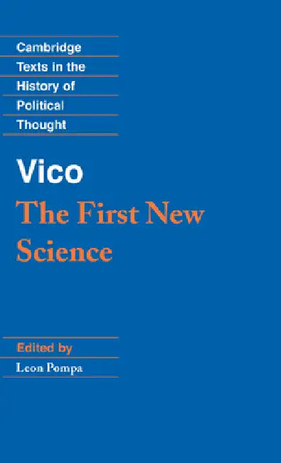 Buy Vico: The First New Science (English, Giambattista Vico | Leon Pompa | Raymond Geuss) — BookShops.in
