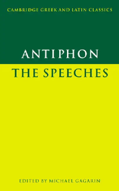 Antiphon (English, Michael Gagarin | Antiphon | Michael Gagarin)