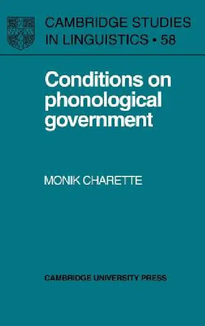 Conditions on Phonological Government (English, Monik Charette) view 2