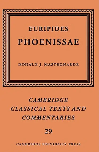 Euripides (English, Euripides | Donaldj Mastronarde)