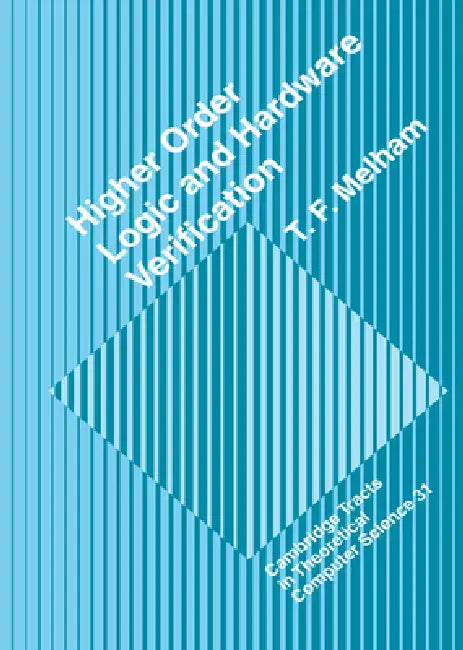 Buy Higher Order Logic and Hardware Verification (English, T. F. Melham | Thomas F. Melham) — BookShops.in