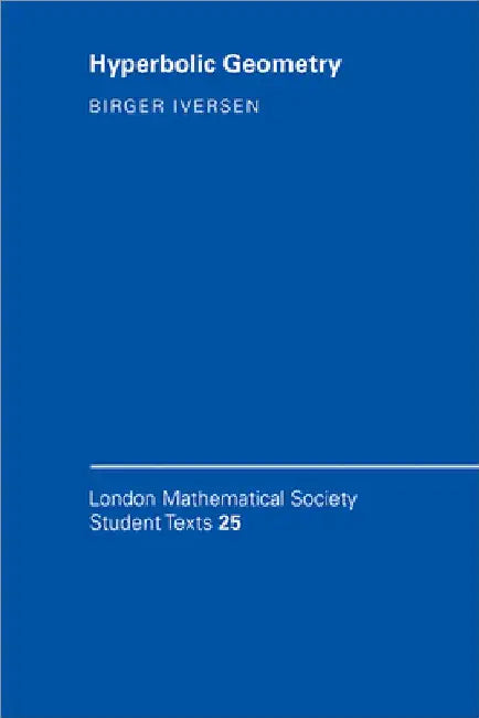 Hyperbolic Geometry (English, Birger Iversen | J. W. Bruce)
