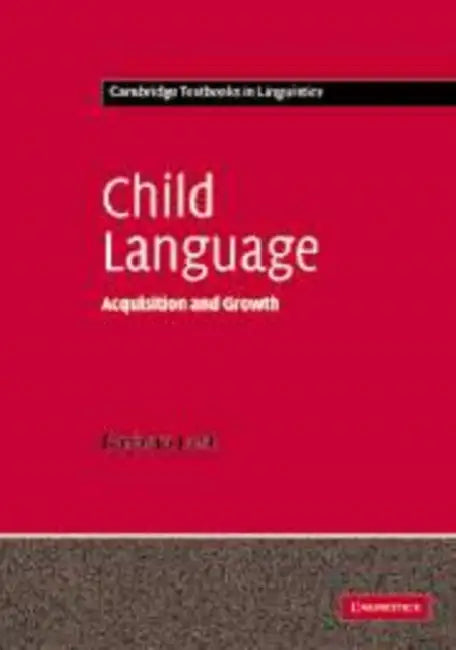 Buy Child Language (English, Barbara Lust | S. R. Anderson | J. Bresnan) — BookShops.in