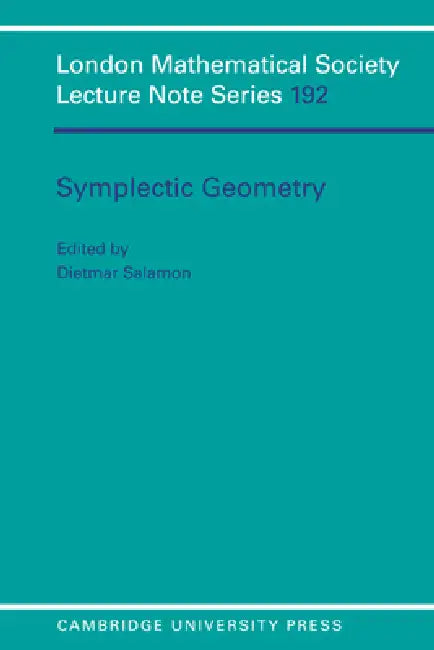 Symplectic Geometry (English, Dietmar Salamon | D. A. Salamon | N. J. Hitchin)