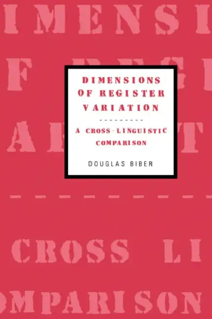 Buy Dimensions of Register Variation (English, Douglas Biber) — BookShops.in