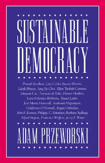 Buy Sustainable Democracy (English, Adam Przeworski) — BookShops.in