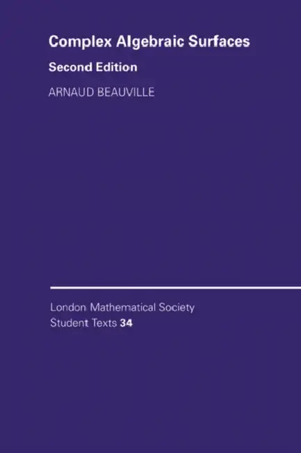 Complex Algebraic Surfaces (English, Arnaud Beauville)