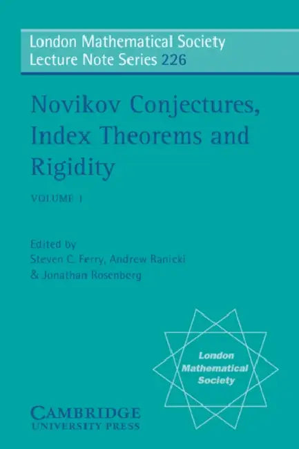 Buy Novikov Conjectures, Index Theorems, and Rigidity (English, Steven C. Ferry | Jonathan Rosenberg | Andrew Ranicki) — BookShops.in