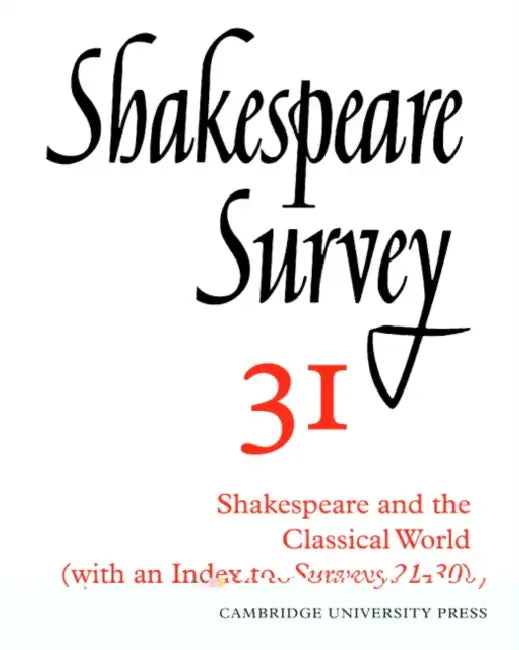 Shakespeare Survey (English, Kenneth Muir | Jonathan Bate | Michael Dobson)