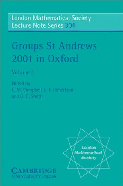 Buy Groups St Andrews 2001 in Oxford (English, Colin Campbell | Edmund Robertson | Geoff Smith) — BookShops.in