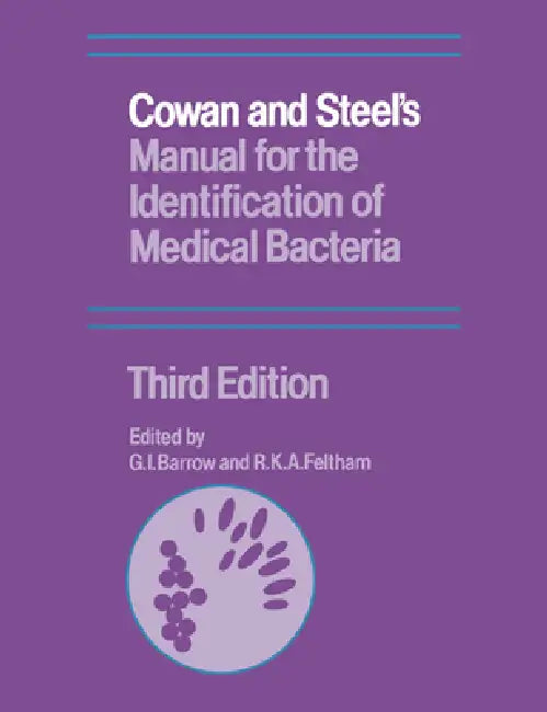 Buy Cowan and Steel's Manual for the Identification of Medical Bacteria (English, G. I. Barrow | R. K. a. Feltham | Barrow G. I.) — BookShops.in