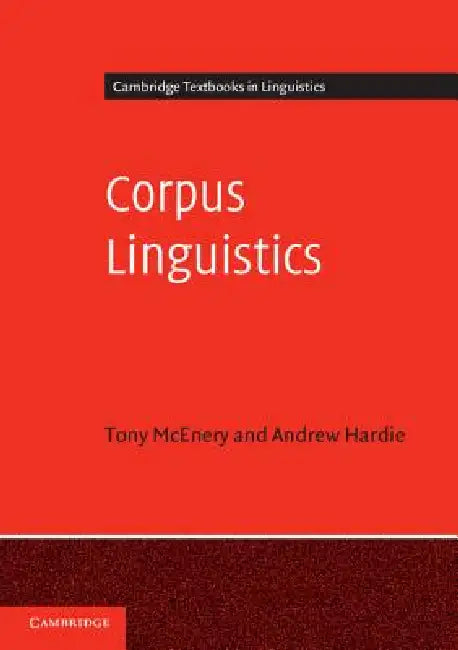 Buy Corpus Linguistics (English, Tony McEnery | Andrew Hardie) — BookShops.in