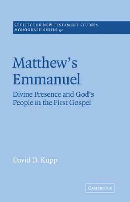 Matthew's Emmanuel (English, David D. Kupp)