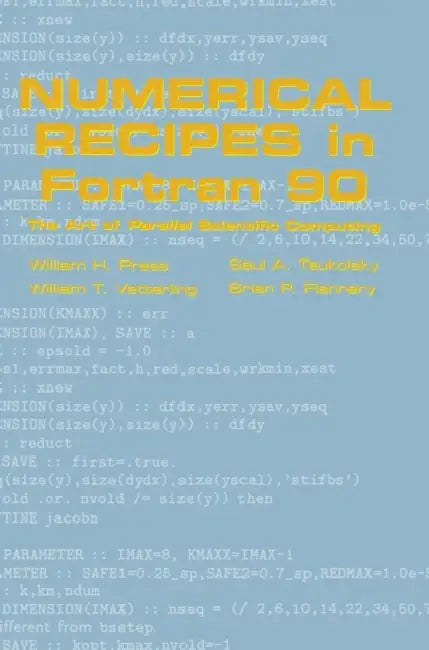 Buy Numerical Recipes in FORTRAN 90 (English, William H. Press | Michael Metcalf | Saul A. Teukolsky) — BookShops.in