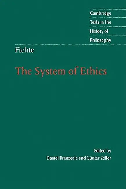 Buy Fichte (English, Johann Gottlieb Fichte | Daniel Breazeale | Gunter Zoller) — BookShops.in