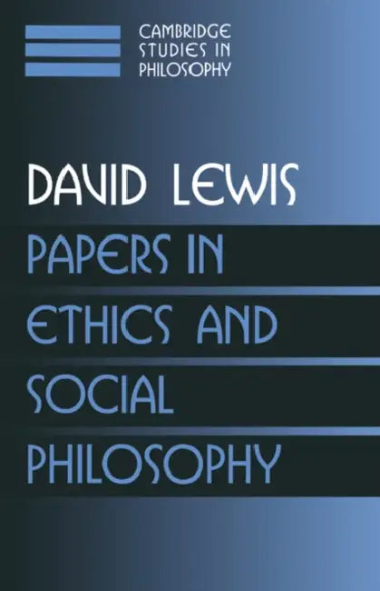 Buy Papers in Ethics and Social Philosophy (English, David K. Lewis) — BookShops.in