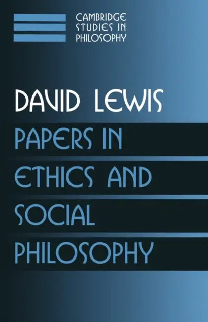 Buy Papers in Ethics and Social Philosophy (English, David Lewis | Ernest Sosa | Jonathan Dancy) — BookShops.in