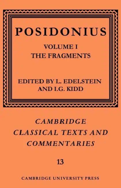 Buy Posidonius (English, Posidonius | L. Edelstein | I. G. Kidd) — BookShops.in