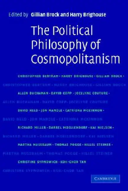 Political Phil Cosmopolitanism (English, Gillian Brock | Harry Brighouse)