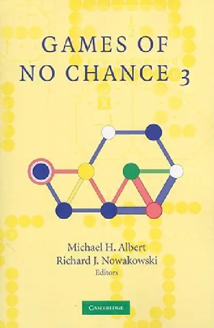 Buy Games of No Chance 3 (English, Richard J. Nowakowski | Michael H. Albert) — BookShops.in