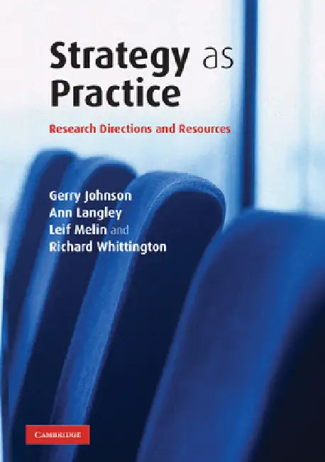 Buy Strategy as Practice (English, Gerry Johnson | Ann Langley | Leif Melin) — BookShops.in